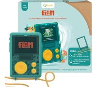 Lunii - Pack baladeur FLAM + Coque Antichoc Verte, de 7 à 14 Ans | Baladeur audio, coque de protection verte offerte, livre audio inclus soit 2h45 d'écoute, 8h d'autonomie, fabriqué en France