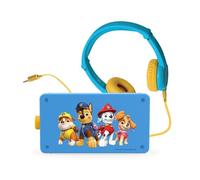 Lunii - Pack de Voyage Ma Fabrique à Histoires Pat' Patrouille et Casque Audio Bleu Assorti - Boîte à Histoires + Casque Enfant + 2h30 d'histoires incluses à télécharger - Conteuse Fabriquée en France