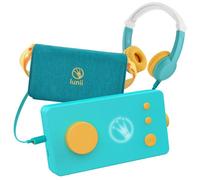 Lunii - Pack nomade Ma Fabrique à Histoires - Casque audio vert et Ma Pochette, Boîte à Histoires pour Les Enfants de 3 à 8...
