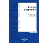 L'union Européenne - Précis Dalloz 11e Édition
