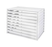 L'Unité De Climatisation Couvre L'Hiver Extérieur, Une Clôture pour Cacher Le Climatiseur, Une Couverture De Climatiseur Isolée, Un Support De Fleurs Extérieur à Persiennes, Durable, Antirouille ( Col