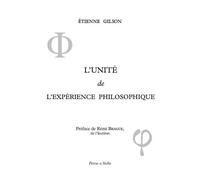 L'unité De L'expérience Philosophique