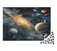 l'univers Adultes Puzzles 1000 Pièce 1000 Adultes Puzzles 1000 Pièces Jeu De Cerveau De Défi Jouets pour Adultes Et Casse-tête Durable Jeux ÉduLe chatifs 1000pcs (75x50cm)