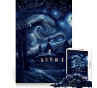 l'univers de la Nuit Étoilée Puzzle de 1000 pièces pour Adultes Puzzle de mémoire à Monter Lentement Cadeau créatif et agréable à réaliser 38x52cm