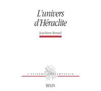 L'univers d'Héraclite – Éditions Belin