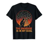 l'univers est dans Mon âme Astronomie T-Shirt