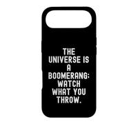 l'univers est Un Boomerang, Regarde ce Que tu lances Coque pour iPhone Air