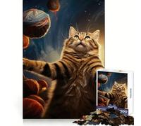 l'univers est Un Puzzle de Chats pour Adolescents, 1000 pièces, Jeu d'entraînement cérébral, Image Simple et Amusante à Assembler, Cadeau précieux 50x75cm