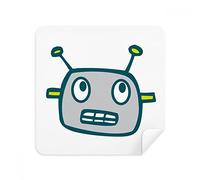 l'univers et Alien Gris Robot Lunettes Chiffon de Nettoyage Nettoyant pour écran de téléphone en Daim Tissu 2 pcs