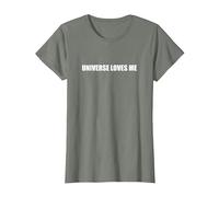 l'univers m'aime T-Shirt, Femme, Vert Kaki chiné, 3XL