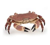 Papo Figurine Crabe dormeur réaliste – Peint à la main, 8 x 7,5 x 2,5 cm – Dès 3 ans – Marron