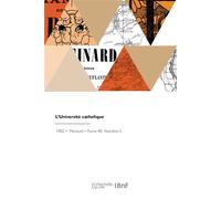L'Université catholique - Collectif - Hachette Bnf - broché - Livre