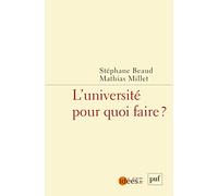 L'université pour quoi faire ?