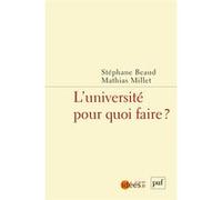L'université pour quoi faire ?