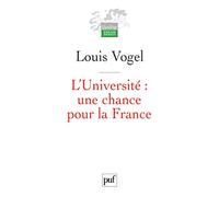 L'Université, une chance pour la France