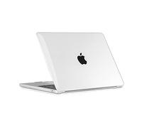 Lunivop Coque de protection fine en polycarbonate rigide anti-jaunissement et résistance aux rayures pour MacBook Air 13" Air 13,6" M5 2026-2022 M4 M3 M2 (modèle A3449 A3240) - Transparente