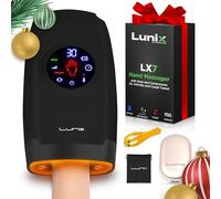 Lunix LX7 Appareil de massage électrique à écran tactile avec compression, thérapie des points de pression pour l'arthrite, le soulagement de la douleur et le canal carpien, machine de massage shiatsu