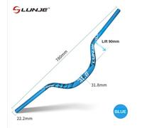 Lunje-Guidon Vtt Pliant En Aluminium,Dimensions 31,8x770/780mm,Cintre Plat 90mm,Pièces Détachées Pour Vélo De Montagne - Type Blue 780 Lift90