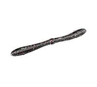 Lunker City Leurre Spanky avec sel Lourd, 8 par Sac (Noir Fluo, 12,7 cm)