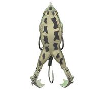 LUNKERHUNT Prop Frog Leurre de pêche pour la pêche au Bar | Leurre Grenouille réaliste avec Action d'appui (Crapaud Rocheux) | Leurre de pêche à la Truite et au brochet, leurre d'eau Douce avec Corps
