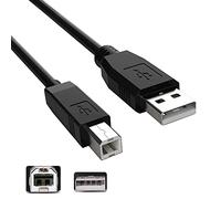 Lunling 3 m USB A mâle vers B mâle câble Cordon Transfert de données Cordon câble hôte pour Bleu Boule de Neige avec Micro