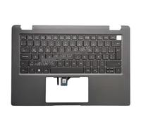 LUNOZST Clavier américain/Latin/Espagnol/Royaume-uni rétro-éclairé pour Dell pour Latitude 3440 E3440, Coque supérieure Repose-Paume 0R2DCD(Latin Backlit)