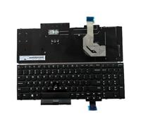 LUNOZST Clavier rétroéclairé pour Ordinateur Portable Lenovo (Version américaine, espagnole et Portugaise) pour Thinkpad T570, T580, P51S, P52S, 01EN928 Facile à remplacer(US NoBacklit Hole)