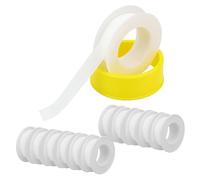 Lunpoem 12 PCS Ruban d'Étanchéité Industriel PTFE, largeur 12 mm x 10 m, Ruban en PTFE Résistant à l'eau et à la Corrosion, Ruban Etancheite Plomberie pour Tuyaux Filetés et Raccords