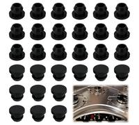 Lunpoem 30 PCS Camping Car Pieds en Caoutchouc Antirouille 5mm pour Cuisinière Camping-Car, Pieds Antidérapants 5 mm, Compatibles avec Dometic Smev Thetford, Accessoires Antirouille pour Poêle à Gaz