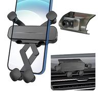 LUNQIN Support de téléphone de voiture pour Audi 2020 2021 2022 2023 2024 2025 Q7 SQ7, 2019-2025 Q8 RSQ8 Accessoires de voiture Décoration intérieure Support de téléphone portable pour smartphone