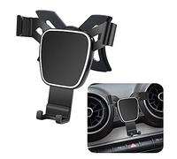 LUNQIN Support de téléphone de voiture pour Audi Q2 2018-2024 - Accessoires automobiles - Support de navigation - Décoration intérieure - Support de téléphone portable