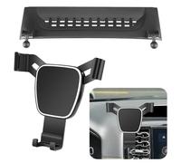 LUNQIN Support de téléphone de voiture pour Ford Ranger 2024 2025 Crew Cab Raptor Accessoires automobiles Support de navigation Décoration intérieure Écran Mobile Support de téléphone portable
