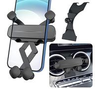 LUNQIN Support de téléphone de voiture pour Mercedes Benz Classe C C260 C200 C300 et 2015-2022 Classe GLC GLC200 GLC260 GLC300 2015-2022 Accessoires de voiture Décoration intérieure Support de