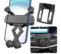 LUNQIN Support de téléphone de voiture pour Mercedes Benz Classe E 2010 2011 2012 2013 E300 E350 E550 E63 AMG W212 Accessoires de voiture Décoration intérieure Support de téléphone portable pour