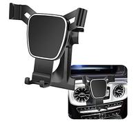 LUNQIN Support de téléphone de voiture pour Mercedes Benz Classe G 2019-2024 AMG G63 G65 G55 G500 W463 Wagon Accessoires de navigation Décoration intérieure Support de téléphone portable