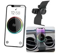 LUNQIN Support de téléphone magnétique de voiture pour Ford Mustang 2015 2016 2017 2018 2019 2020 2021 2022 2023 Accessoires d'intérieur de voiture Meilleur support de téléphone portable Chargeur sans