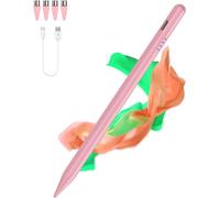 Luntak Stylet de type C pour tablette Android, avec 4 pointes à pom, stylet magnétique pour écran tactile compatible avec Samsung/Huawei//Lenovo/Mi/Vivo et autres smartphones et tablettes Android Bleu