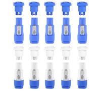 Luntfeiy Lot de 10 adaptateurs PowerCON type A NAC3FCA + NAC3MPA-1 pour châssis