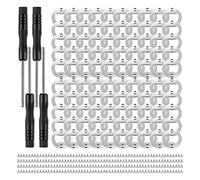 Luntfeiy Lot de 100 inserts pour réchaud à bouteilles, matériel en métal, pour le bricolage