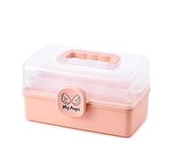 Luntus Boîte de rangement pour accessoires de cheveux pour enfants avec bande en caoutchouc pour coiffure, bureau, habillage, (taille S)