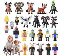lunule Ensemble de Figurines 99 Nuits dans la Forêt 24 Pièces Monstres et Animaux de la Forêt Jouets de Collection en Style Anime Figurines pour Enfants Idéal pour Enfants Fans de Jeux