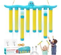 lunule Jeu Exterieur Jeu Reflexe Baton Bâtons Thème Poisson à Huit Pattes Réactif Jouet d’Entraînement à la Réaction avec 3 Vitesses de Chute Jeu de Coordination Catching Sticks Game Idéal