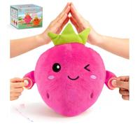 lunule Peluche Musicale Interactive avec Capteur (Rose) | Jouet Sensoriel Tactile pour Bébés Tout-Petits,L'éveil Précoce Et Le Renforcement Des Liens Parent-Enfant,Cadeau Anniversaire