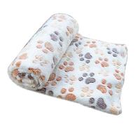LUNYY 1 pièces Automne Hiver épaissir Couverture pour Animaux de Compagnie Corail Polaire Doux Chaud Pet Polaire Couverture lit Tapis Coussin Couverture Coussin pour Chien Chat Chiot Animal