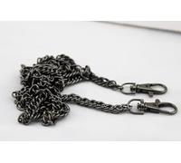 LUNYY 40-140CM 7mm métal Sac à Main chaîne Sangle poignée Remplacement Sac à Main Sac à bandoulière chaîne Accessoires Or Clair/Argent/Noir/Bronze