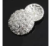 LUNYY 5 pièces incrusté Strass métal Coudre Boutons Femmes Vison Coa Diamant Boutons vêtements décoration Accessoires