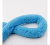LUNYY 5cm * 5m DIY Fluffy Fausse Fourrure Bandes Artificielle Fourrure De Lapin Ruban Garniture Bandes pour Doudoune Décor À Coudre Manteau Capuche Vêtements Matériaux
