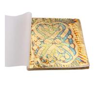 LUNYY Feuilles de cuivre panachées Feuilles d'or pour Les Arts artisanaux décorations d'ongles en Papier céramique dorure à la Maison 50pcs Feuilles de Bronze 14X14cm