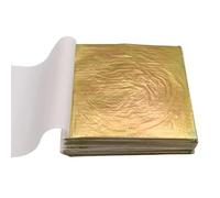 LUNYY Feuilles de cuivre panachées Feuilles d'or pour Les Arts artisanaux décorations d'ongles en Papier céramique dorure à la Maison 50pcs Feuilles de Bronze 14X14cm