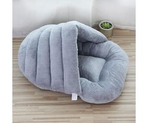 LUNYY Nid de Couchage pour Chiens Grandes Pantoufles Grotte Chat lit pour Hiver Chaleur Animal de Compagnie Dormir Moyen Petit Animal Accessoires Maison intérieur